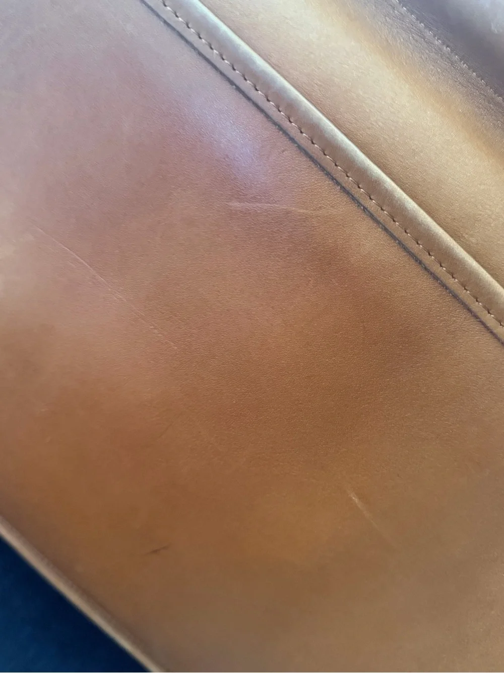 Vintage Coach Beekman 5266 Briefcase British Tan Glove Tanned Leather USA 1996
